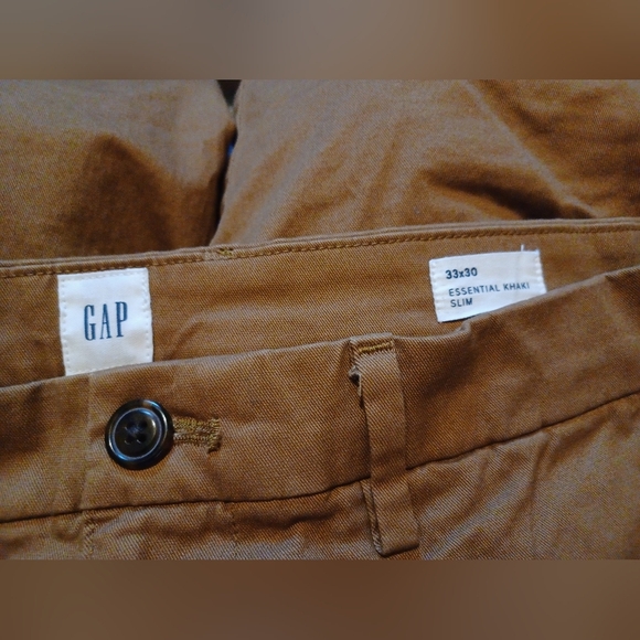 🍒 Gap Essential Khaki Slim Trouser Pants - Picture 6 of 8